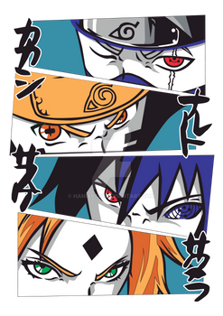 Naruto eyes Design In PNG ready to print/use