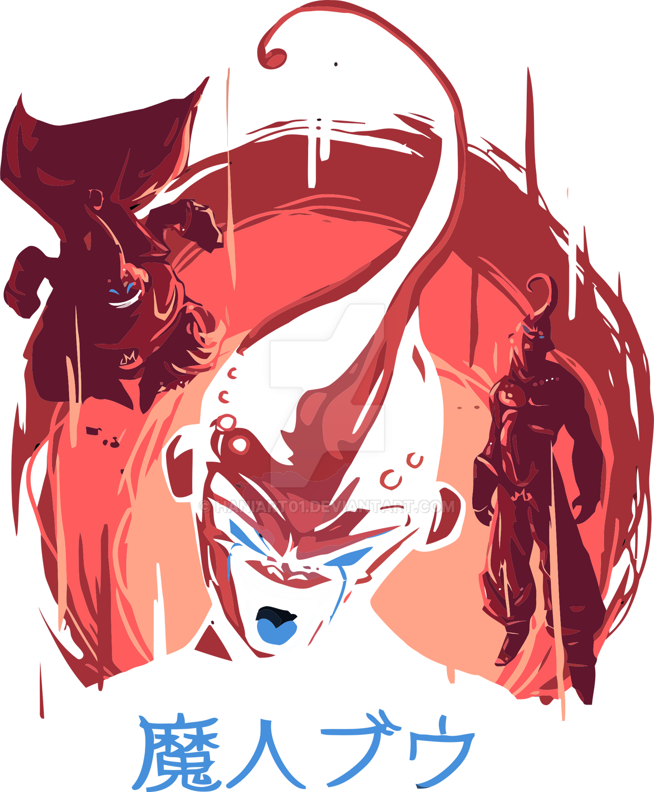 Majibu Evolution Majin Buu Evolution Design IN PNG ready to print by HaniArt01 on DeviantArt