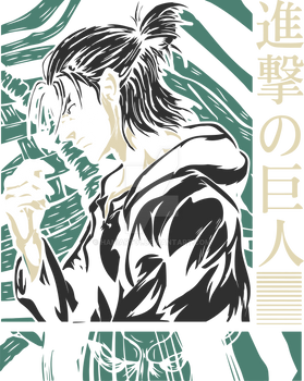 Eren Yeager AOT Design in PNg ready to print/use