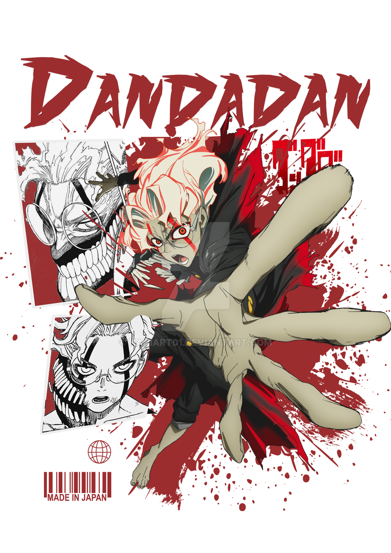 dandadan Okarun kun Png design ready to print\use by HaniArt01 on ...