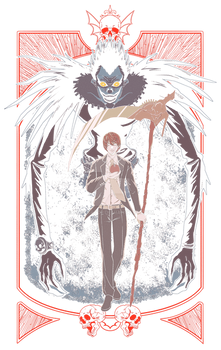 Kira x Shinigami Death Note Png