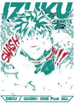 Midorya Izuku BNHA Png Design ready to print/use