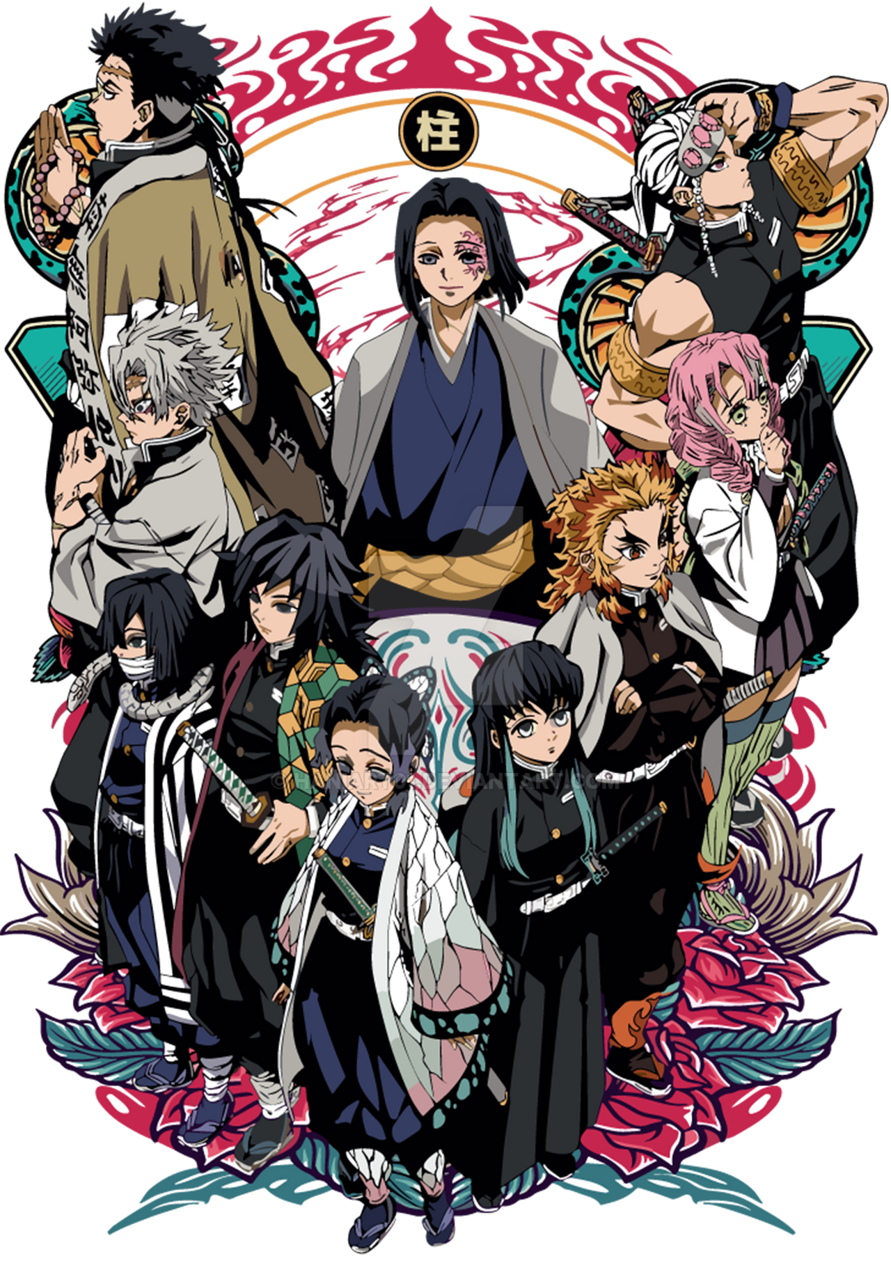 Custom Hashira Demon Slayer Hashira Png Design ready to print/use by HaniArt01 on ...