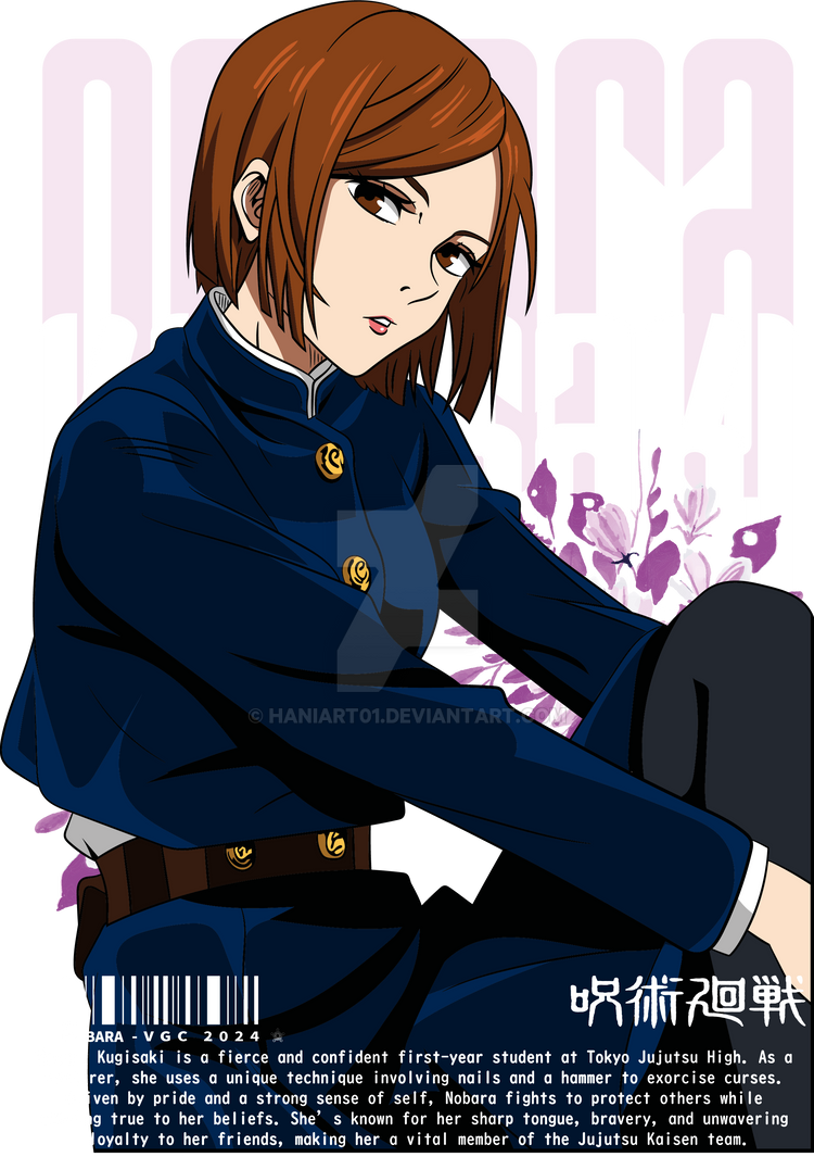 JJK Kugisak Nobara Design In PNG Ready To Print By HaniArt01 On DeviantArt jjk-kugisak-nobara-design-in-png-ready-to-print-by-haniart01-on-deviantart