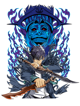 Solo Leveling Jin Woo Png design ready to print