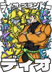 Jojo's Bizzare Dio Djba Png Design Ready to Print