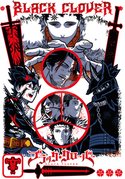 Black Clover Artwork In Png Ready to Print/Use