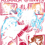Madara Vs the 5 kages Naruto Png Artwork Print