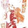 Evangelion Asuka png design ready to print/use