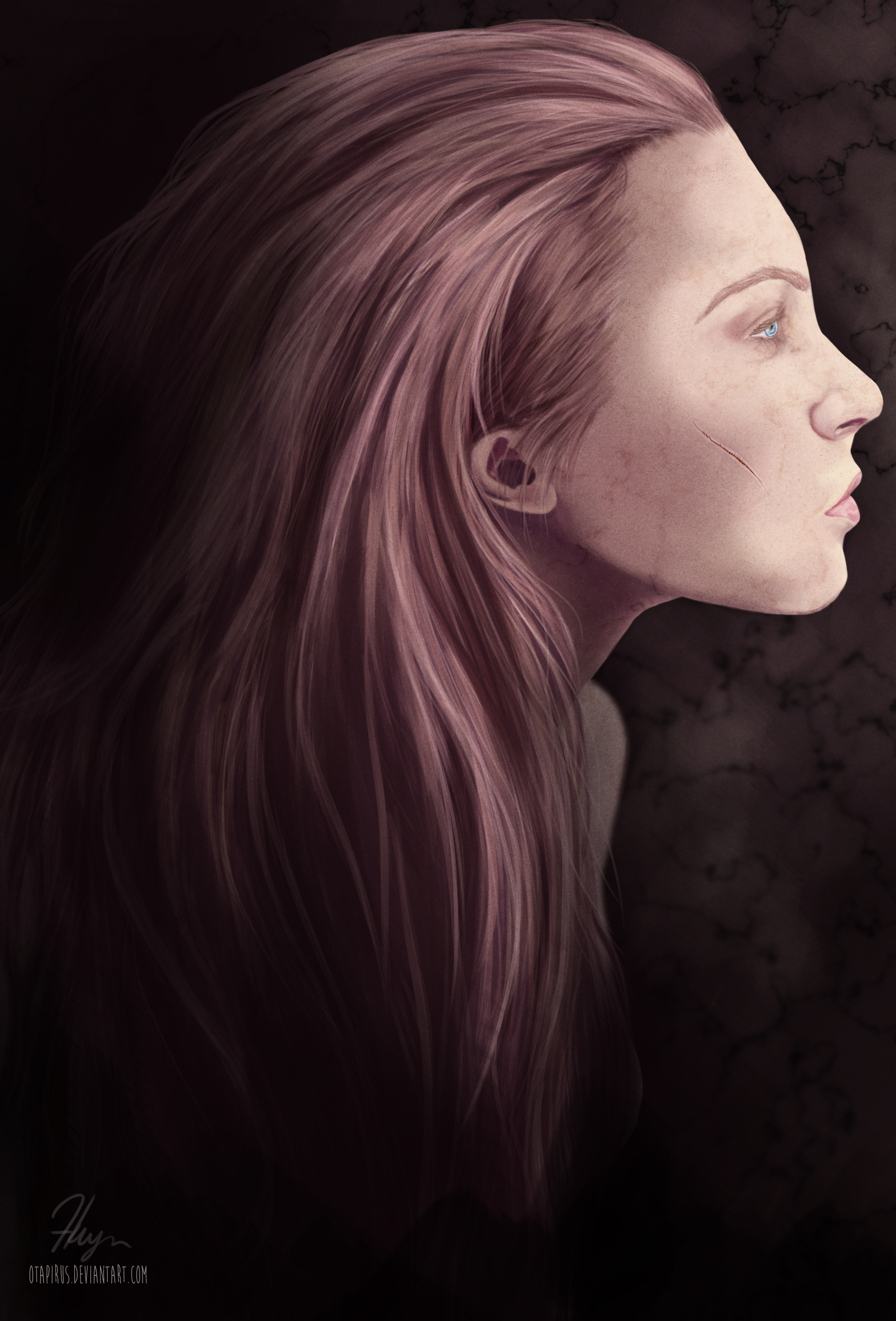 the girl. by oTapirus