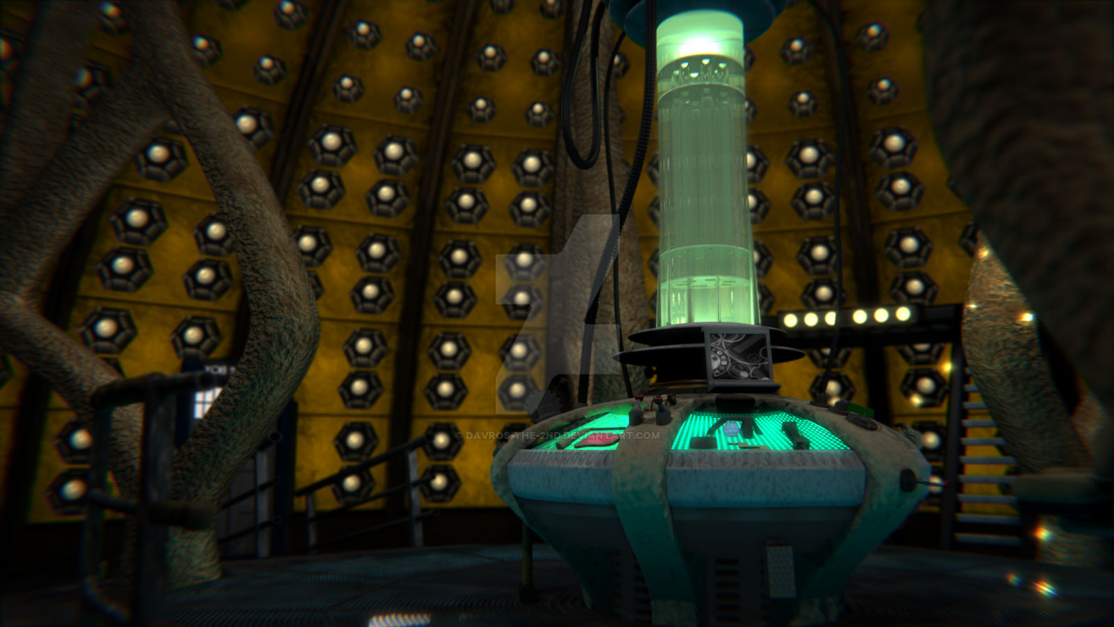 9th 10th Doctor S Tardis Interior By Davros The 2nd On