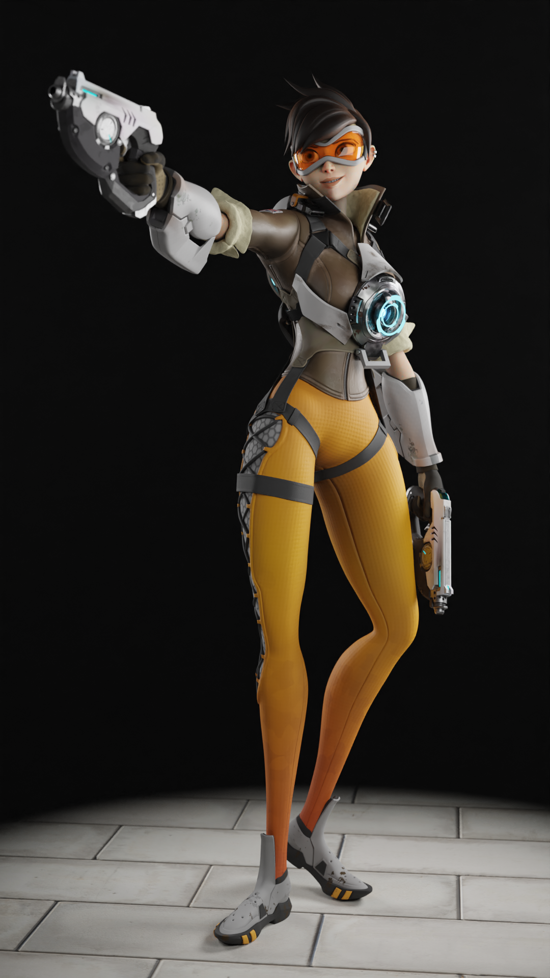 Tracer - Overwatch - Fanart Model - 3D model by printedobsession on Thangs