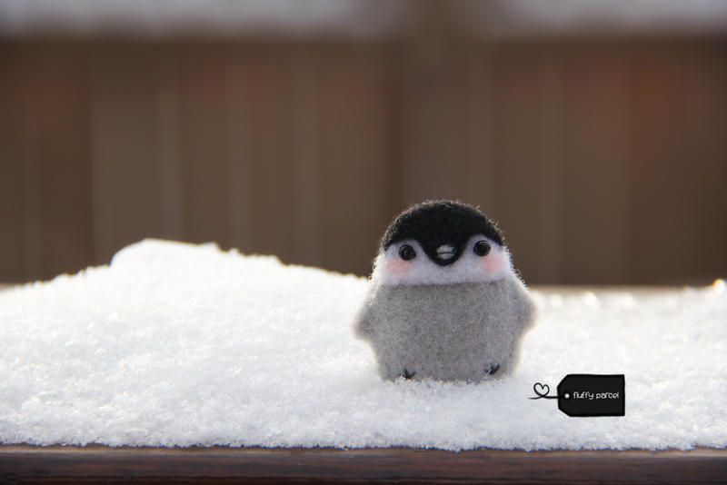 Needle felted penguin for sale