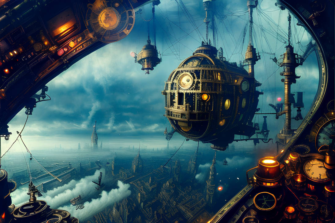 Steampunk Airship 2