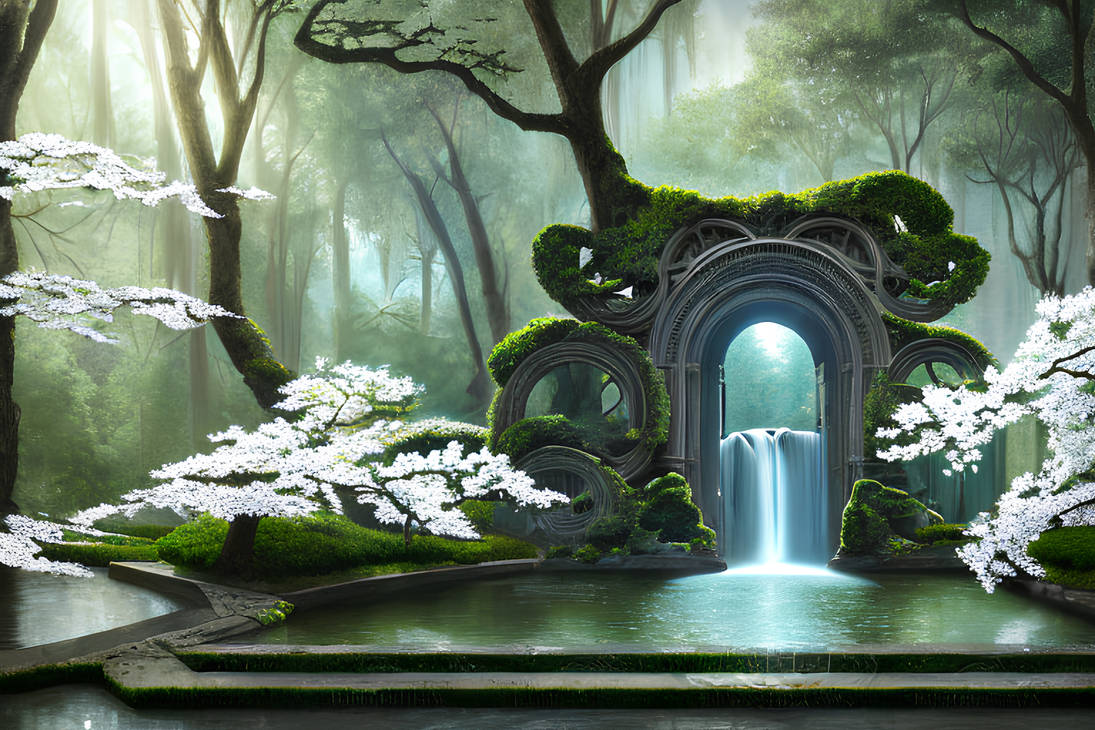 Scenes from the Elven Lands: Sacred pool 3