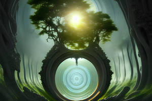 Scenes from the Elven Lands: Elven portal