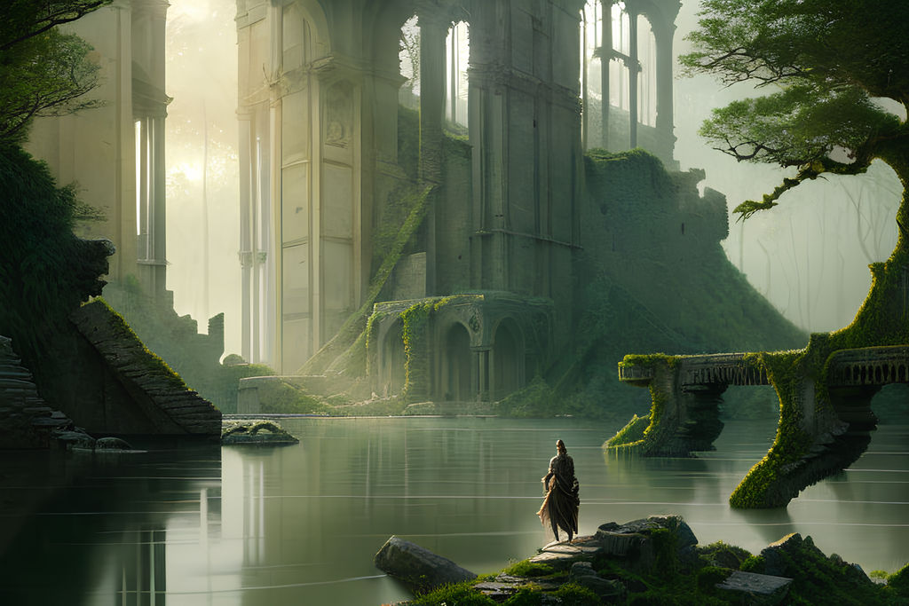 Scenes from the Elven Lands: Ancient ruins