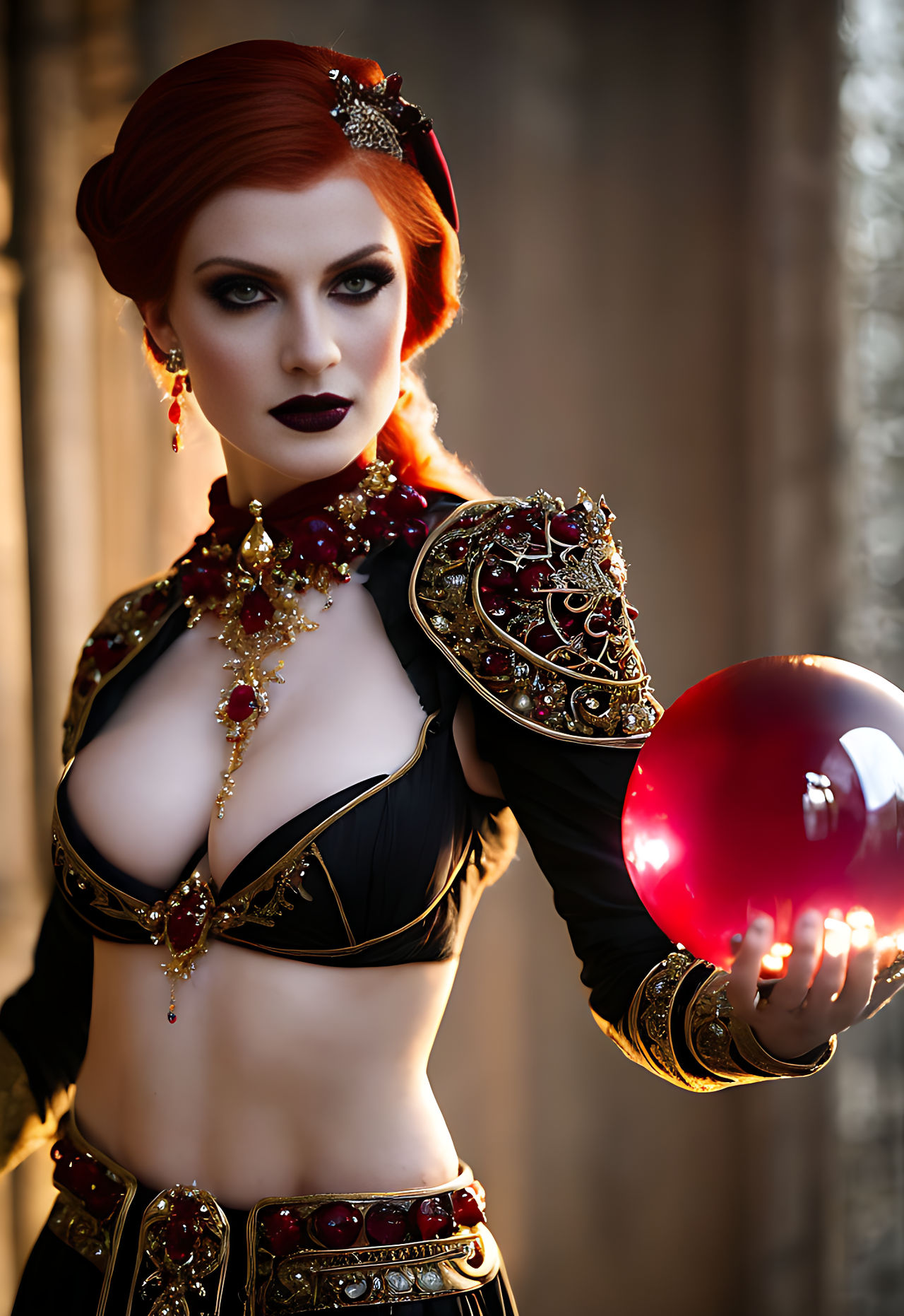 Dark Magic: Red Sorceress