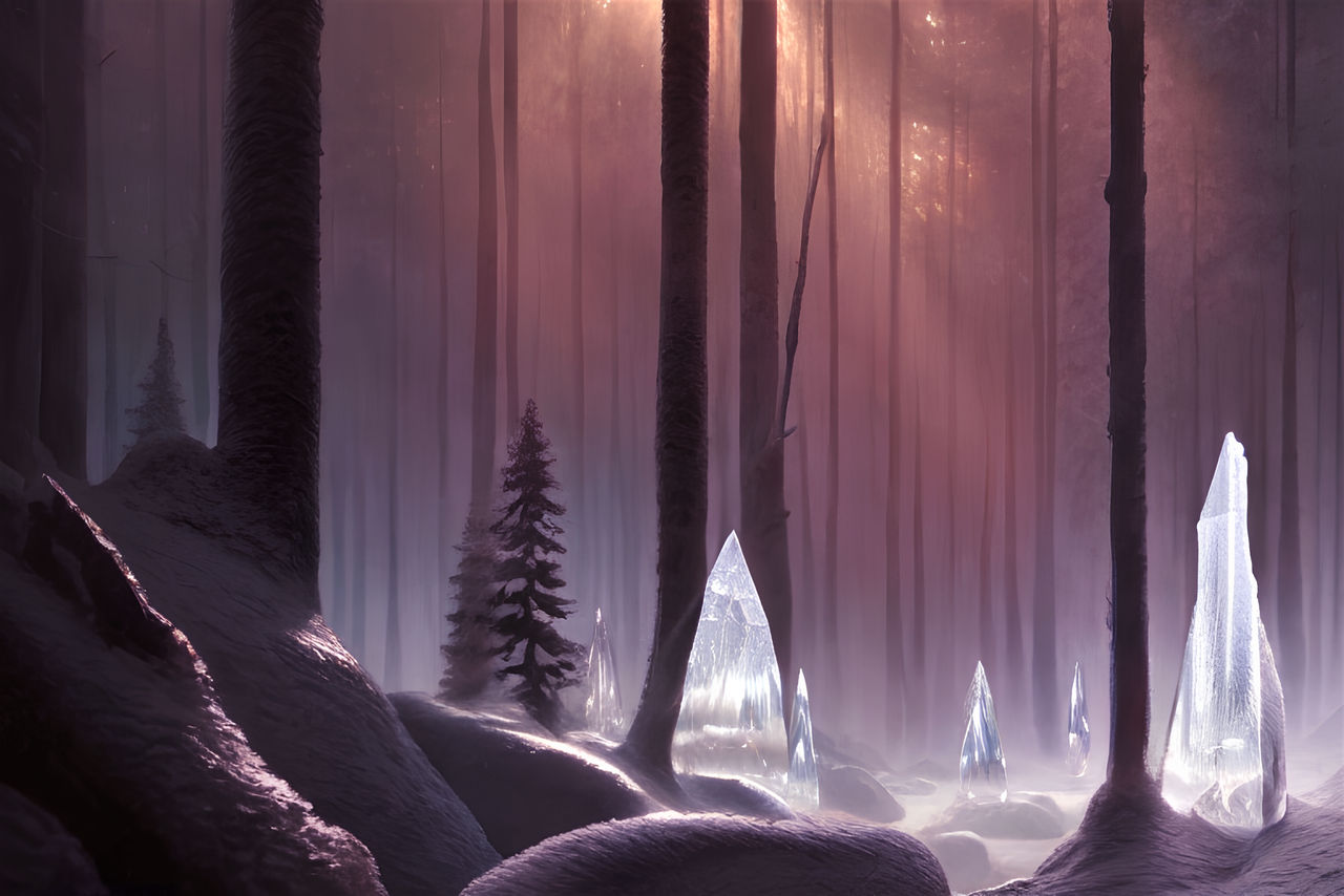 Ice Forest Fanatsy Fantasy Forest: Frozen beauty by Abyssal-Explorer on DeviantArt