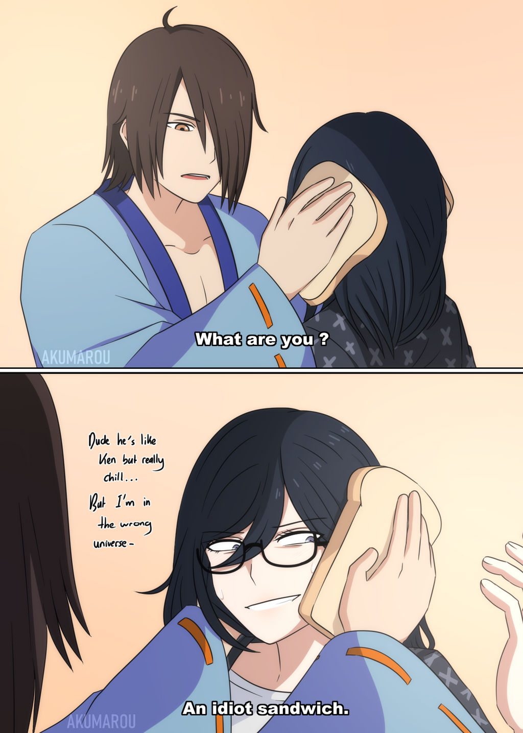 An idiot sandwich by Akumarou on DeviantArt An idiot sandwich by Akumarou on DeviantArt