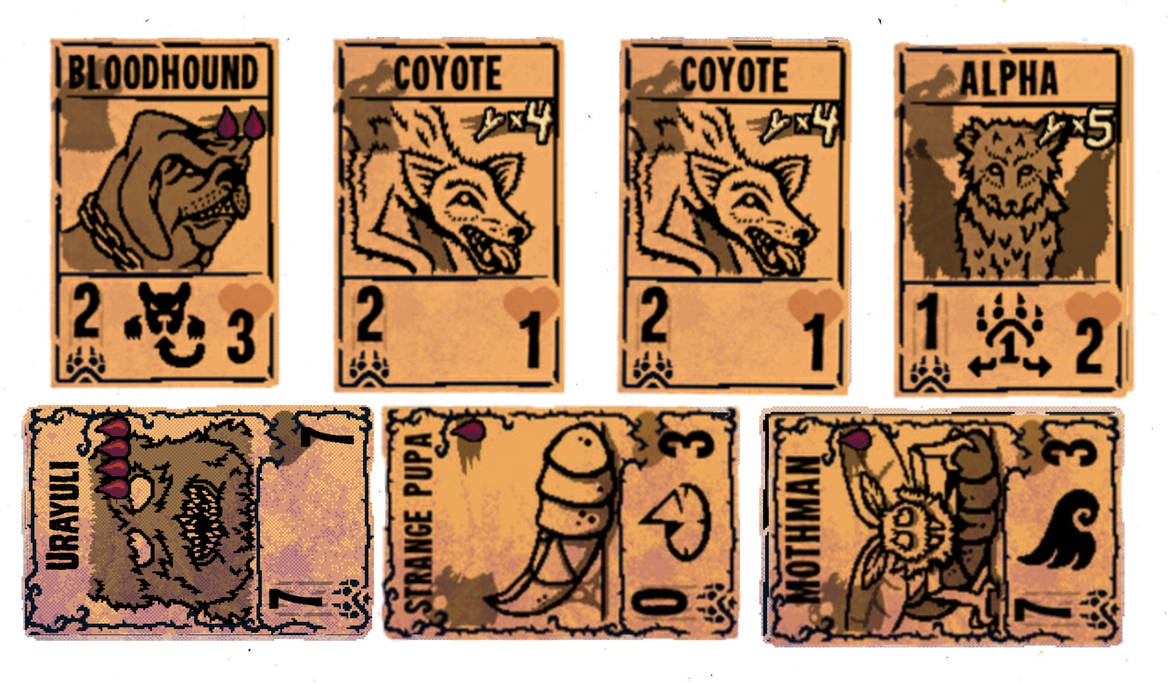 Every Inscryption Card Printable card for Inscryption -5 by emreemi7 on DeviantArt