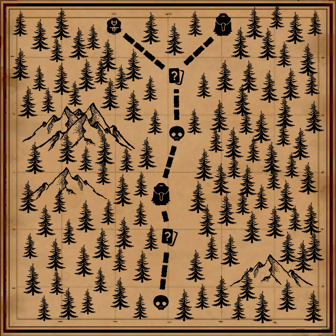 Printable maps for Inscryption (2/3) by emreemi7 on DeviantArt