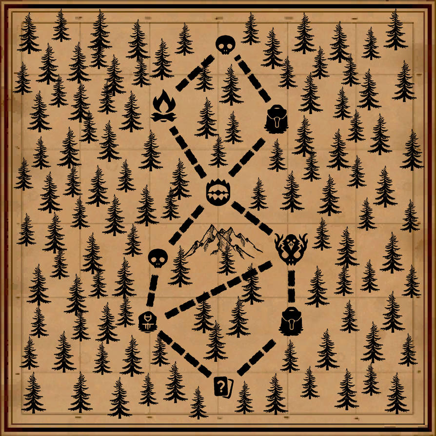 Printable maps for Inscryption (3/3) by emreemi7 on DeviantArt