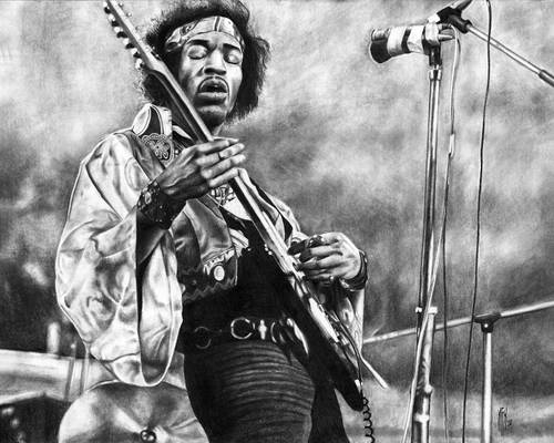 Jimi Hendrix (Pencil~19hrs)
