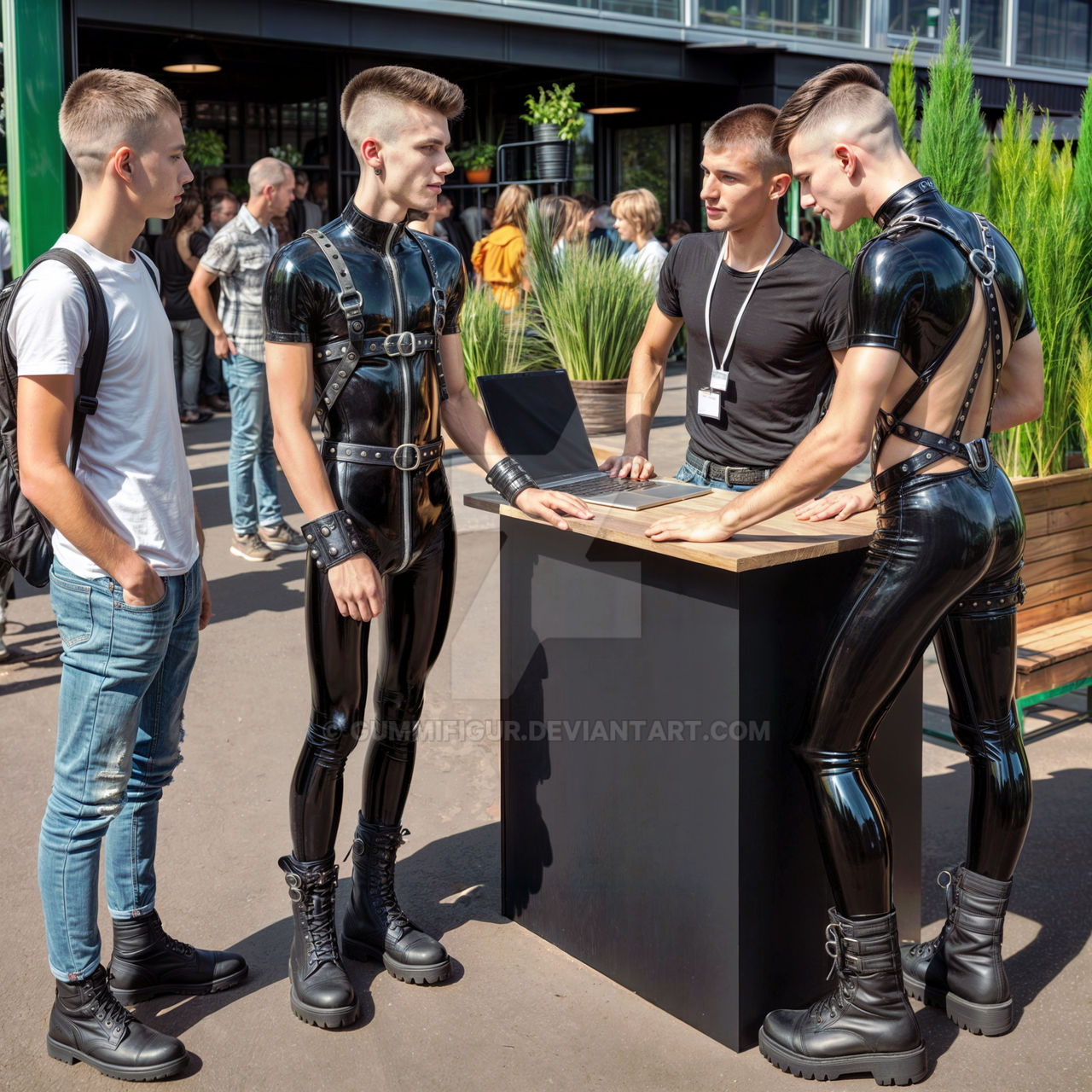 Rubber Guys At The Information Desk 4868 By Gummifigur On DeviantArt rubber-guys-at-the-information-desk-4868-by-gummifigur-on-deviantart