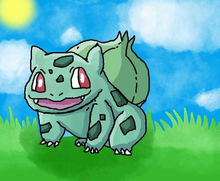 Bulbasaur Shiny 001 by WingedWolfLover55 on DeviantArt