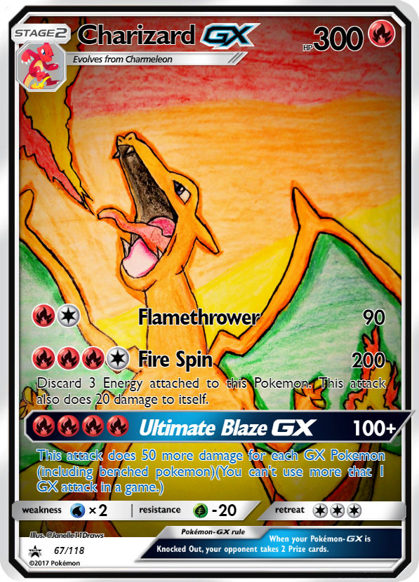 mega charizard gx custom pokemon card - X ex - 013/094 - ME02: Phantasmal Flames (PFL) - Double Rare 023 Variety Charizard GX *CUSTOM CARD* by