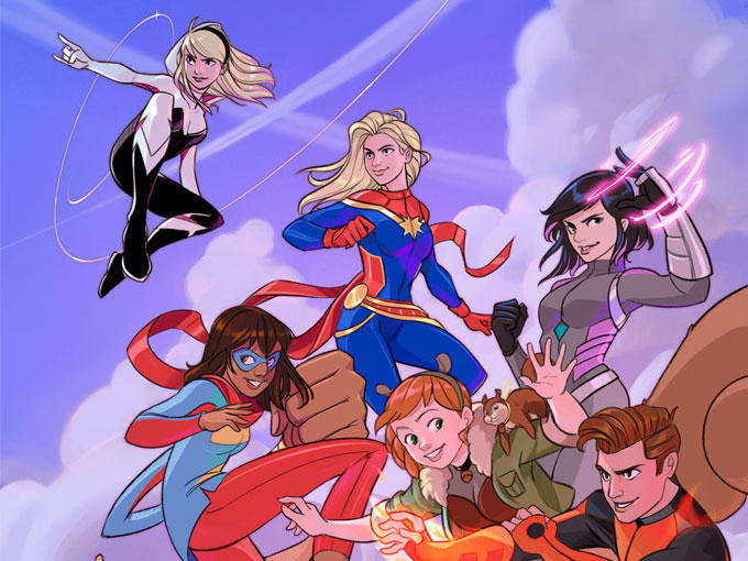 Reviewing Marvel Rising Shorts by SofiaBlythe2014 on DeviantArt