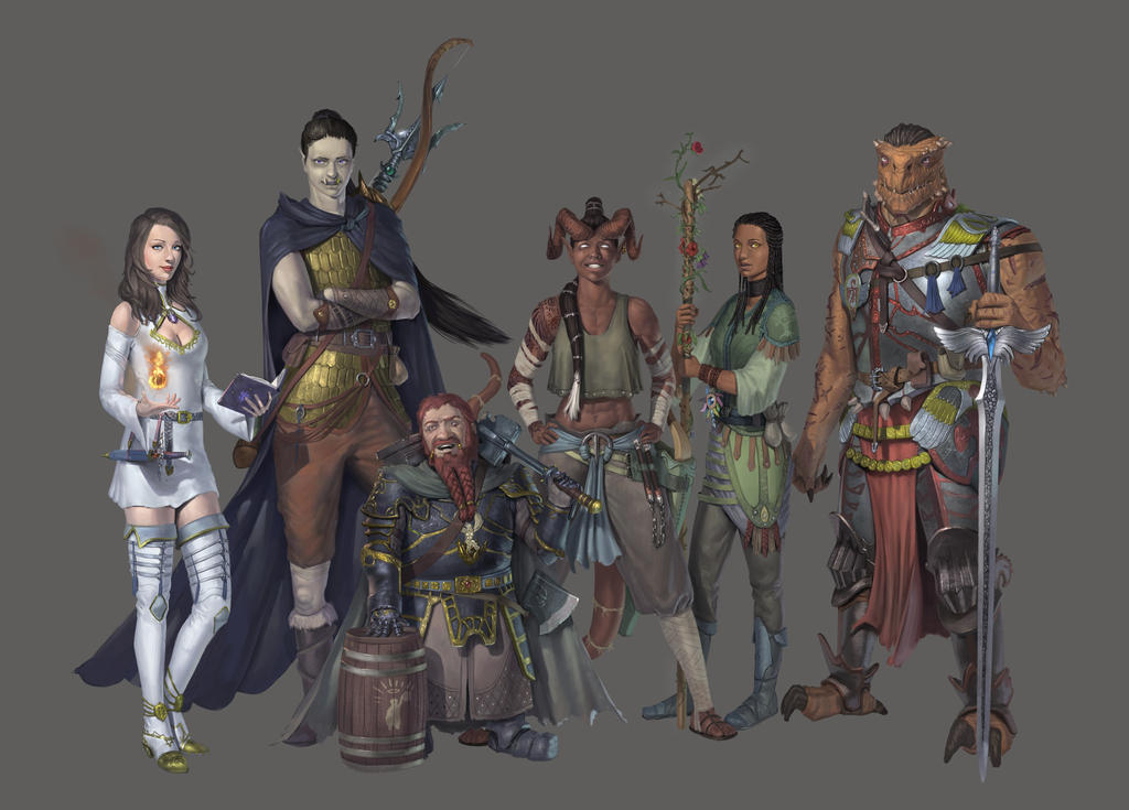 Dnd Party Commission By Varbas On Deviantart