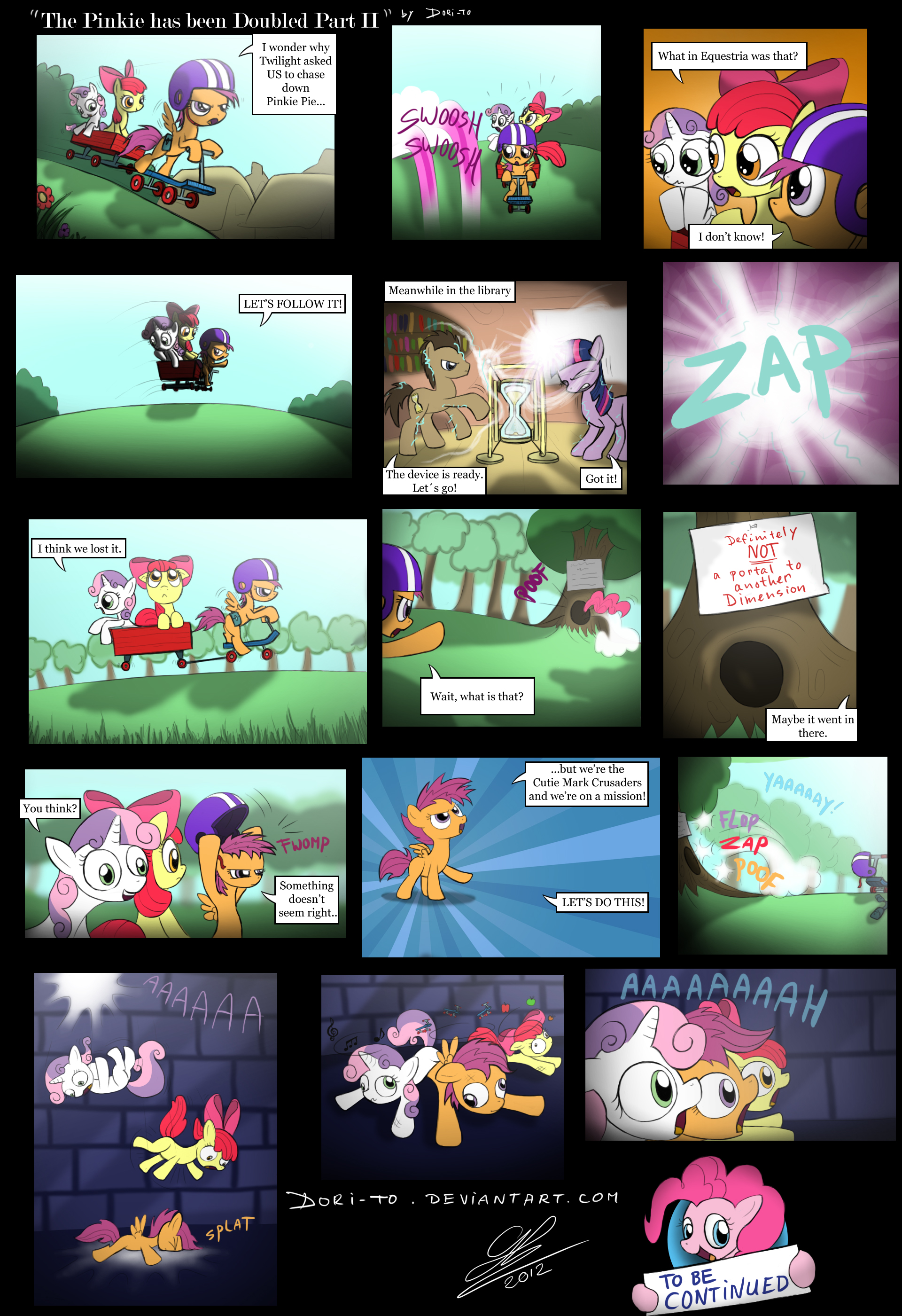 Comic - 'The Pinkie has been doubled Part II'