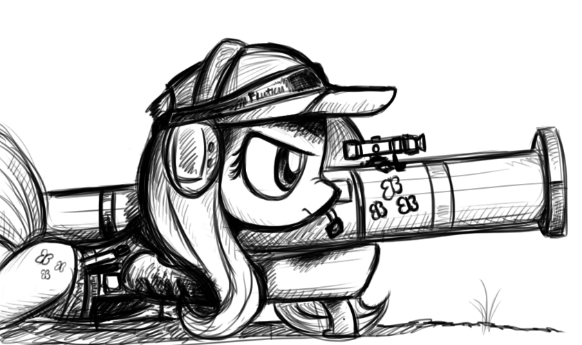 Fluttershy and her Friendship launcher