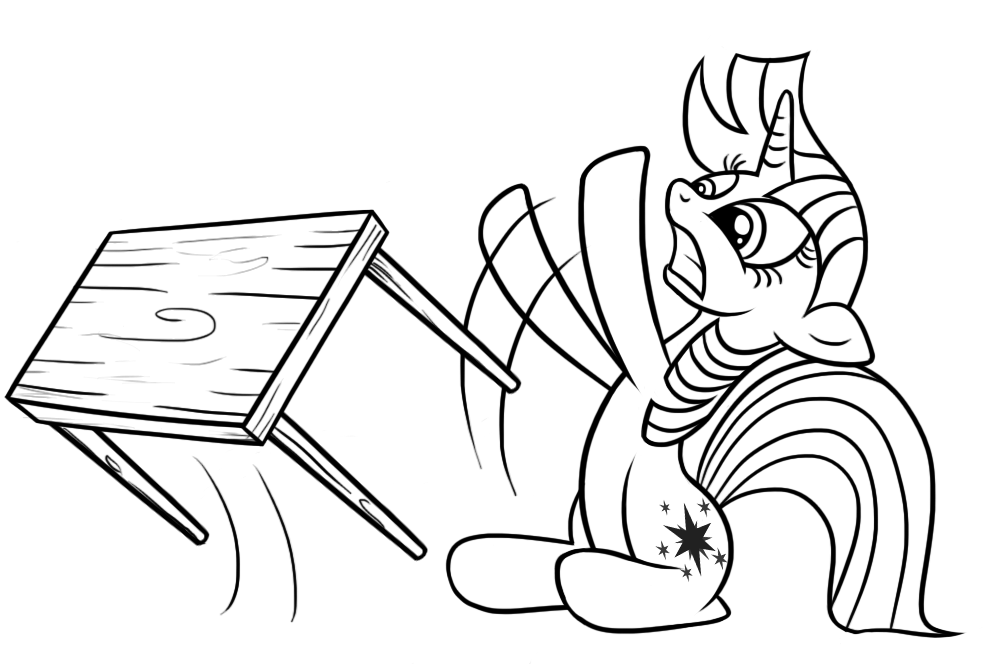 Twilight Table Flip Outline By Dori To On Deviantart