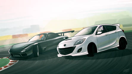 Mazda Face-off - Commission for LCut