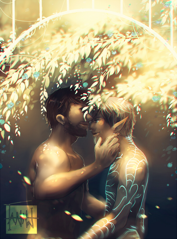 Hawke + Fenris by tanaw