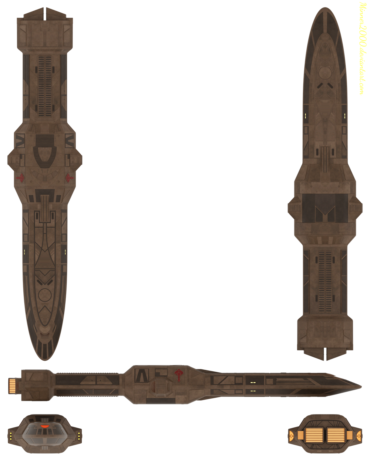 Cardassian Dreadnought Missile Orthos by minner2000 on DeviantArt