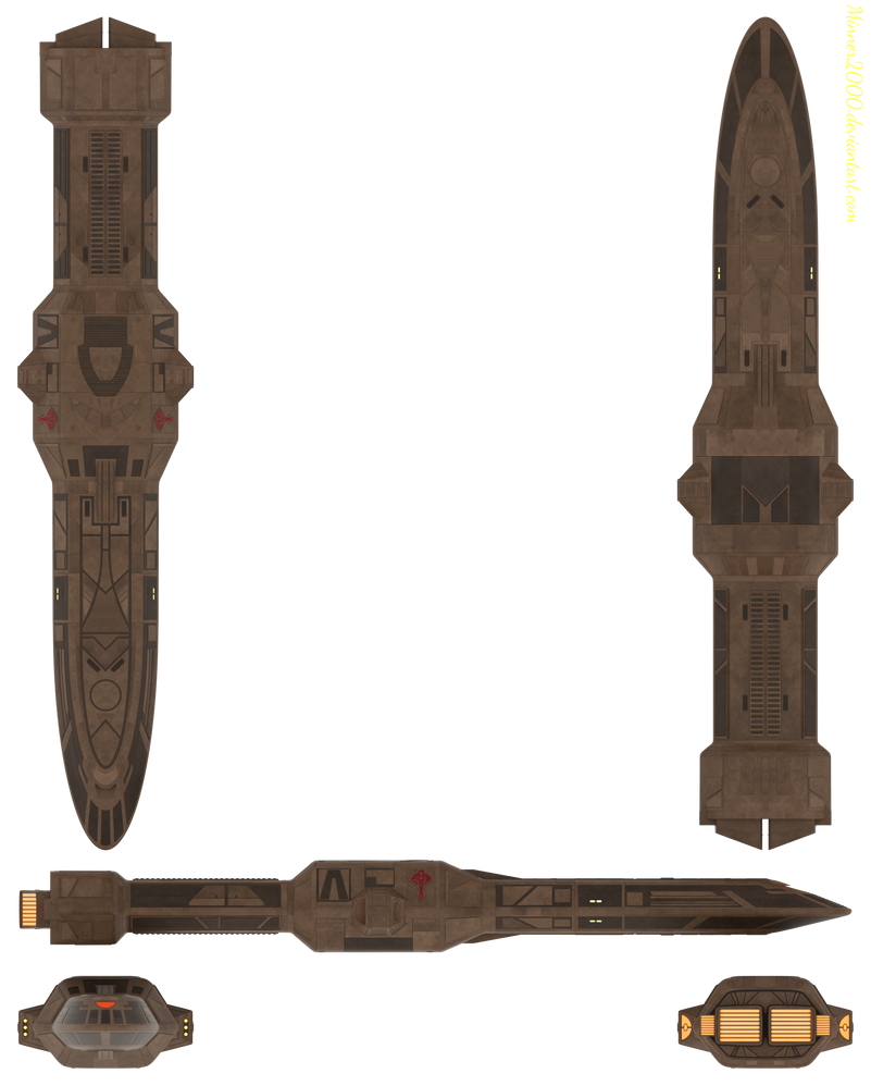 Cardassian Dreadnought Missile Orthos by minner2000 on DeviantArt