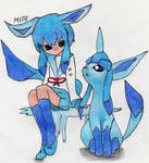 i love my glaceon by O-oMillyo-O