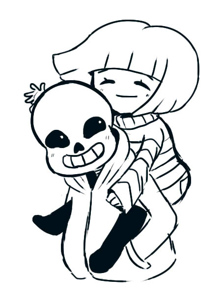 Frisk and Sans