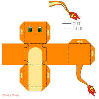 Charmander Papercraft