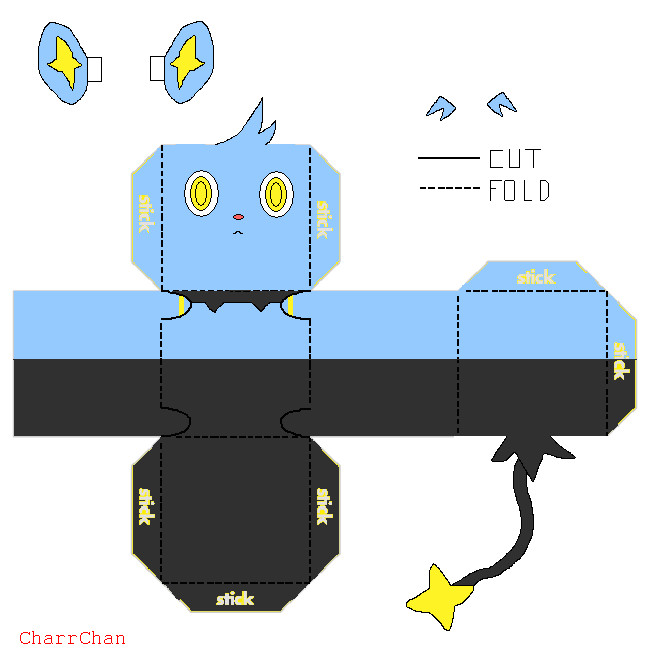 Shinx Papercraft