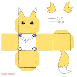 Renamon Papercraft