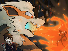 Yharim and Arcanine Commission