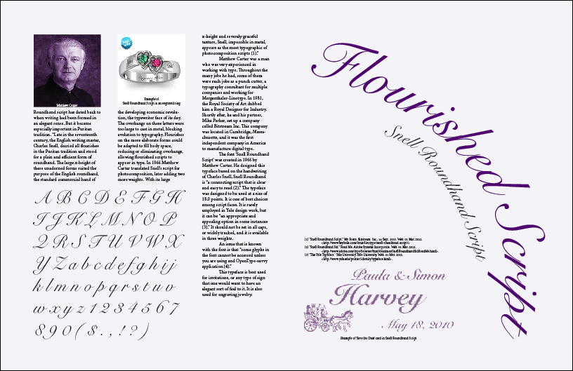 Roundhand Script