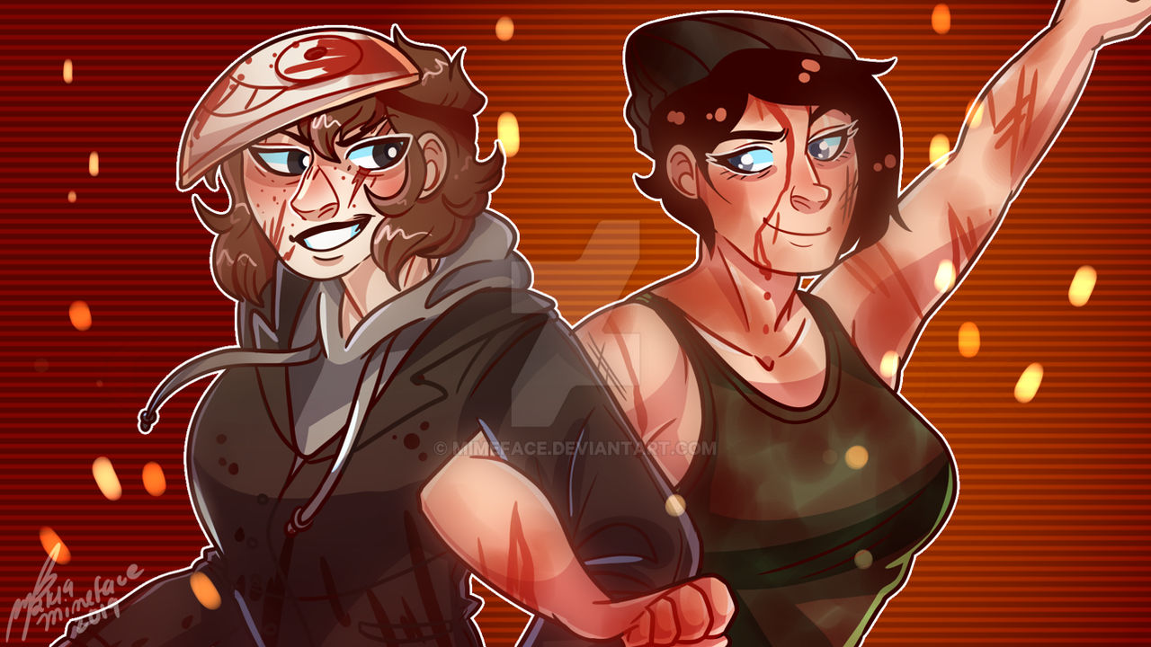 Dance Of The Endgame Legion Julie X Nea Dbd Art By Mimeface On Deviantart