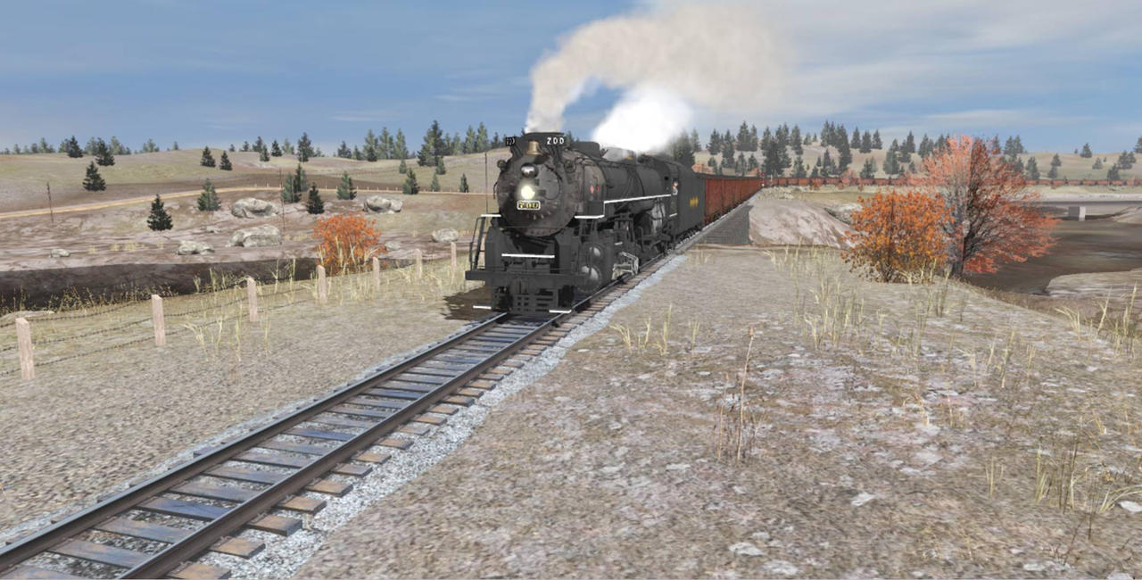 7952 Train Sarah pulling a coal train on the WJPRR by sp-mt3-mountain-boy on ...