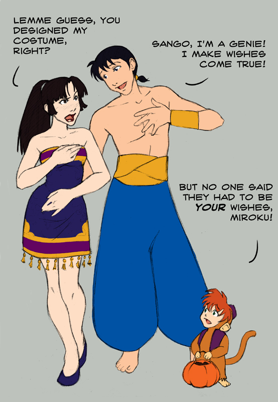 Halloween - Miroku and Sango